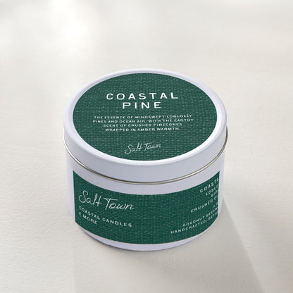 Candle tin labeled &