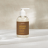 saddle pump soap bottle with autumn cottage brown label
